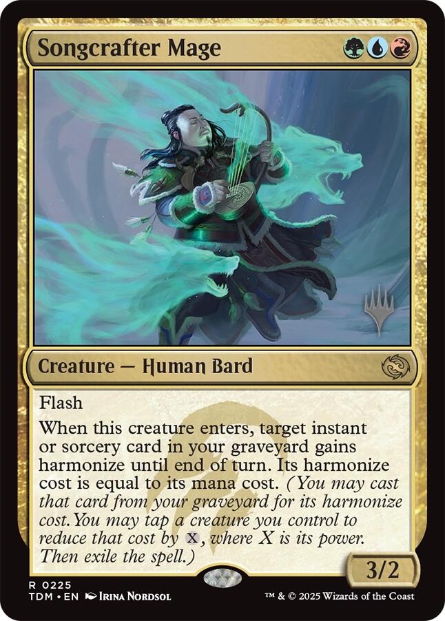 Songcrafter Mage [Tarkir: Dragonstorm Promos] | Tabernacle Games