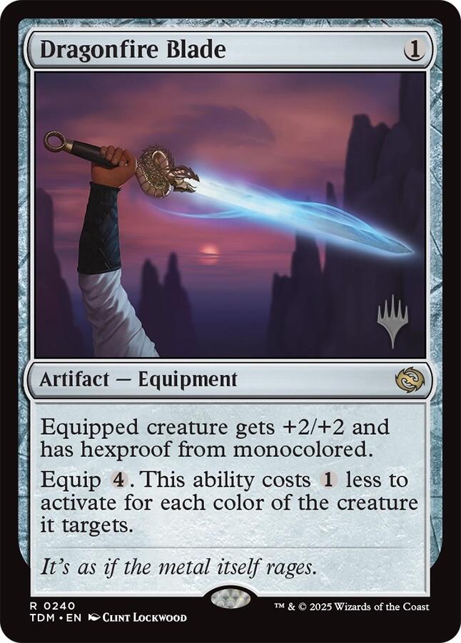Dragonfire Blade [Tarkir: Dragonstorm Promos] | Tabernacle Games