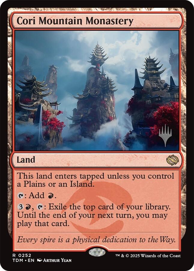 Cori Mountain Monastery [Tarkir: Dragonstorm Promos] | Tabernacle Games