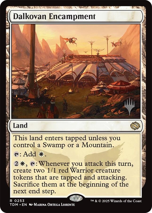 Dalkovan Encampment [Tarkir: Dragonstorm Promos] | Tabernacle Games