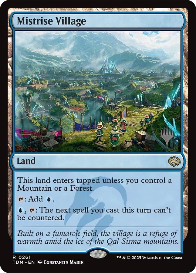Mistrise Village [Tarkir: Dragonstorm Promos] | Tabernacle Games
