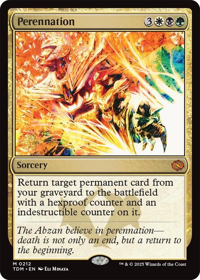 Perennation [Tarkir: Dragonstorm Prerelease Promos] | Tabernacle Games