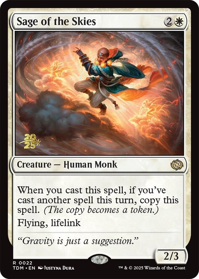 Sage of the Skies [Tarkir: Dragonstorm Prerelease Promos] | Tabernacle Games