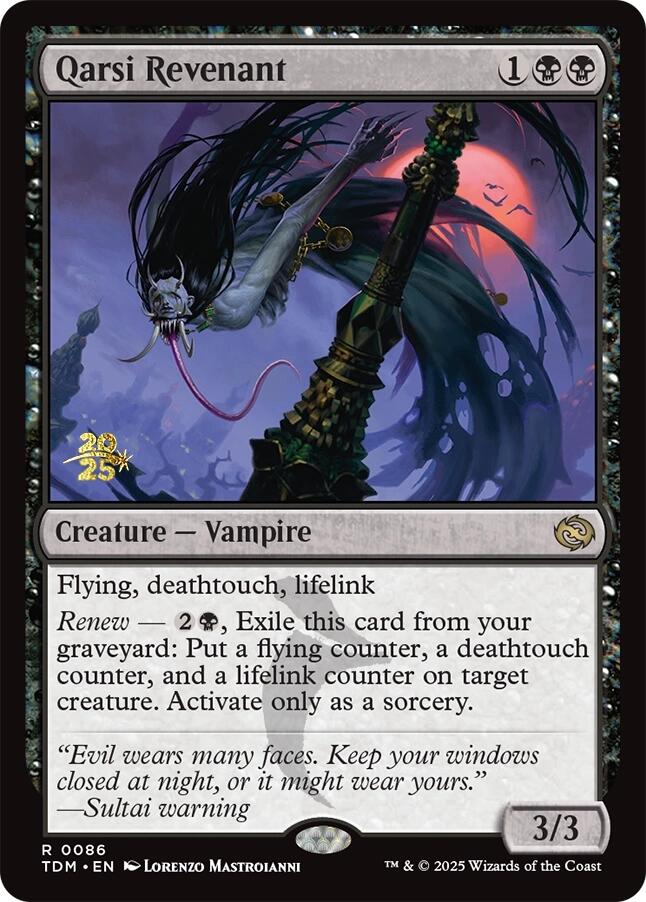 Qarsi Revenant [Tarkir: Dragonstorm Prerelease Promos] | Tabernacle Games