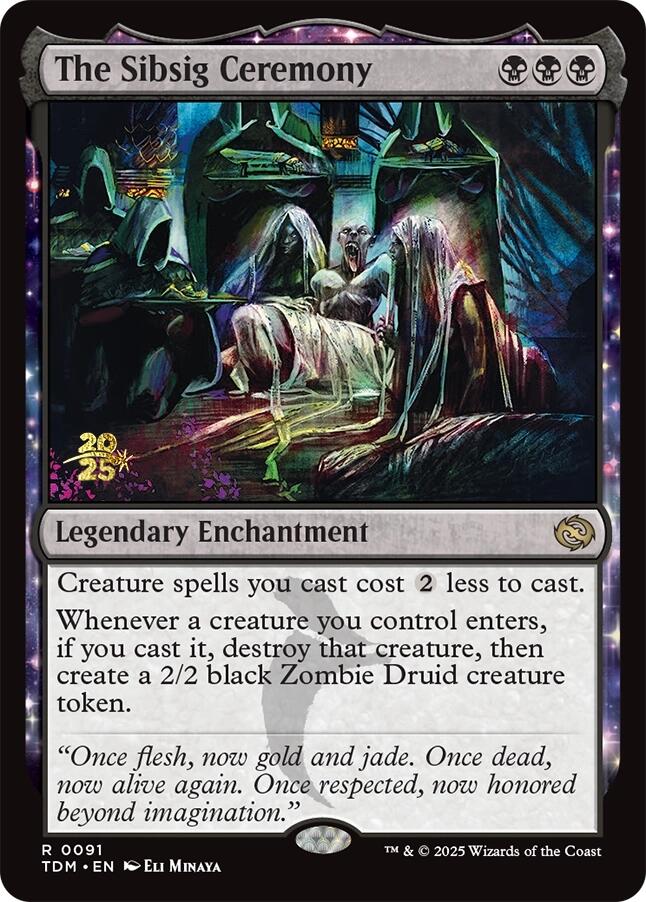 The Sibsig Ceremony [Tarkir: Dragonstorm Prerelease Promos] | Tabernacle Games