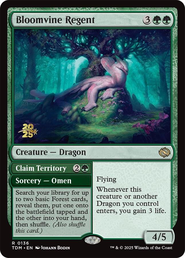 Bloomvine Regent [Tarkir: Dragonstorm Prerelease Promos] | Tabernacle Games