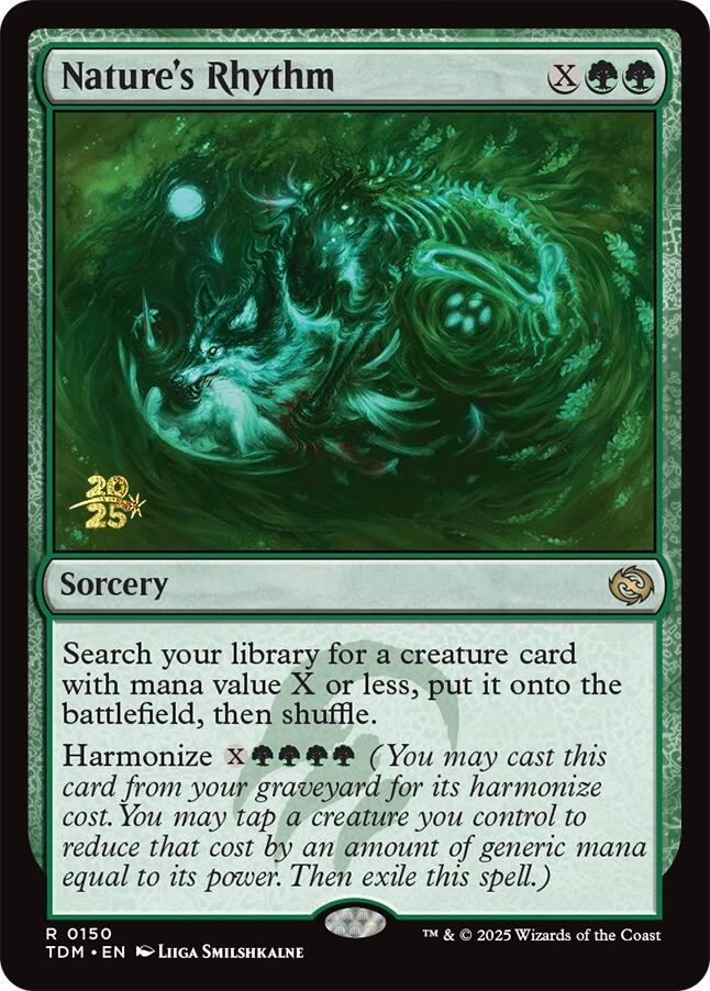 Nature's Rhythm [Tarkir: Dragonstorm Prerelease Cards] | Tabernacle Games