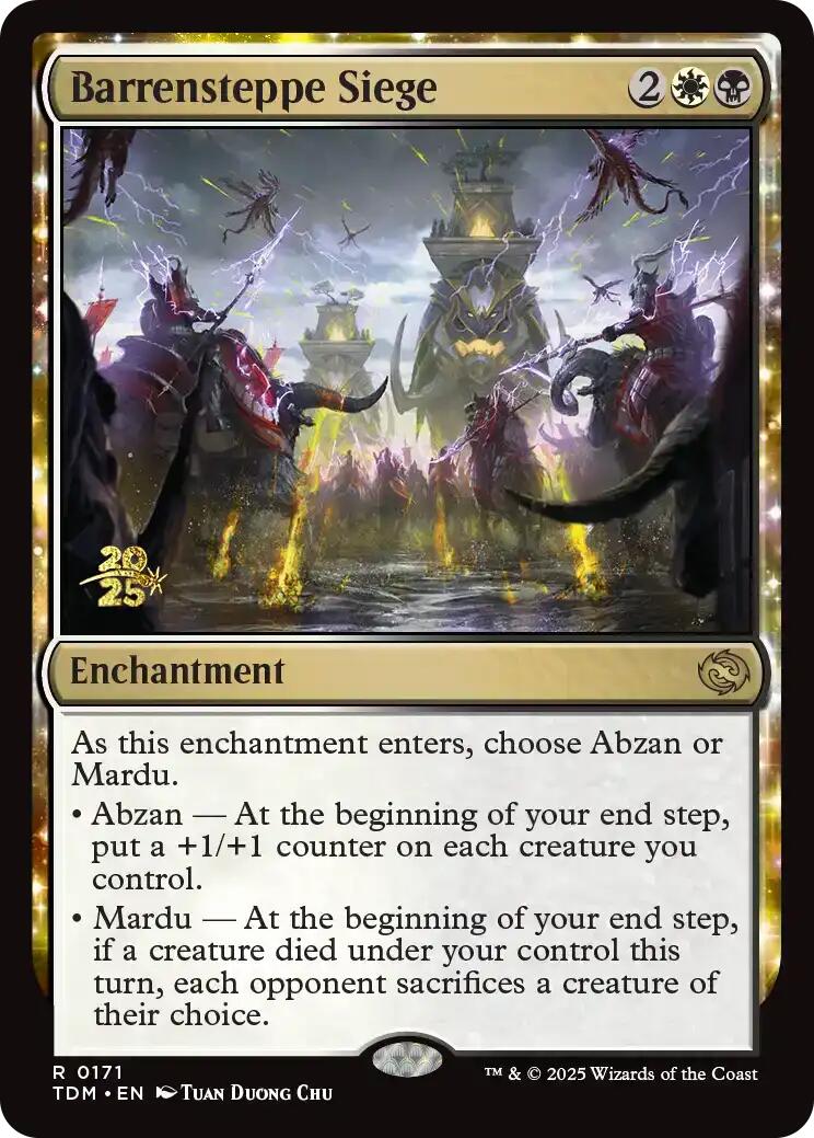 Barrensteppe Siege [Tarkir: Dragonstorm Prerelease Promos] | Tabernacle Games