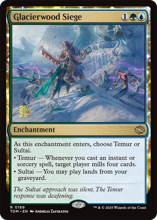 Glacierwood Siege [Tarkir: Dragonstorm Prerelease Promos] | Tabernacle Games