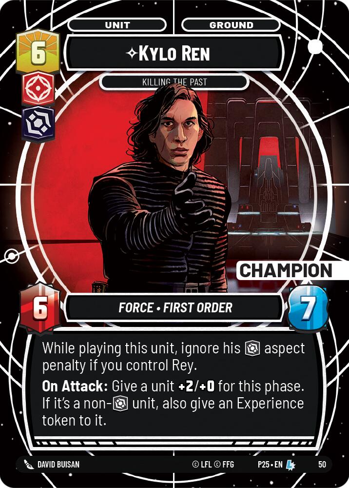 Kylo Ren - Killing the Past (50) (Champion) (50) [Store Showdown Promos] | Tabernacle Games