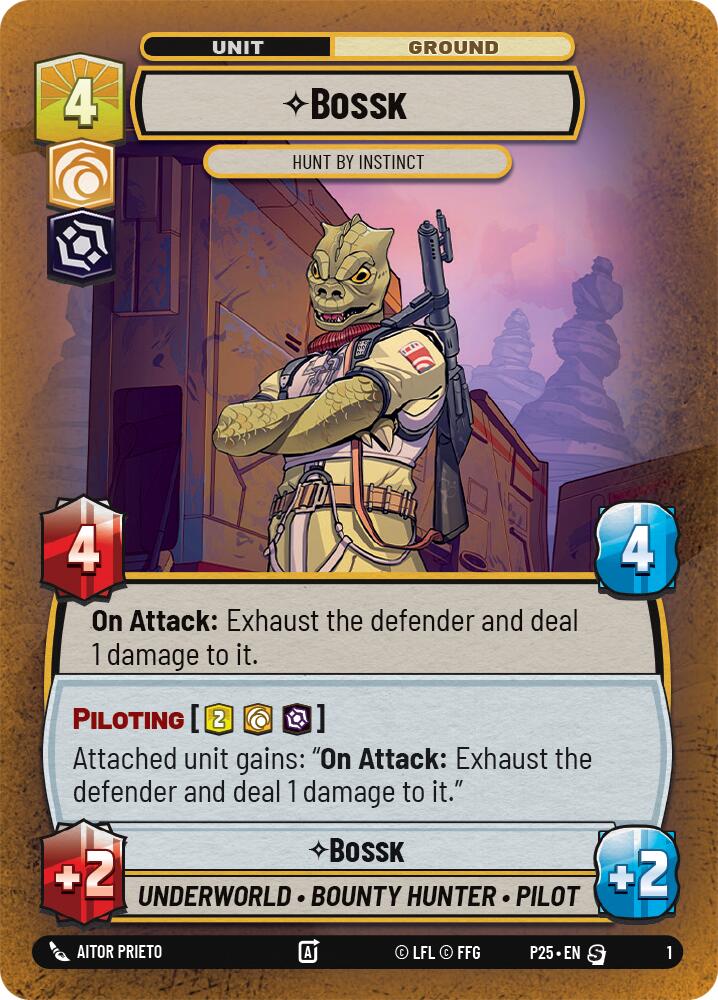 Bossk - Hunt By Instinct (1) (1) [Store Showdown Promos] | Tabernacle Games