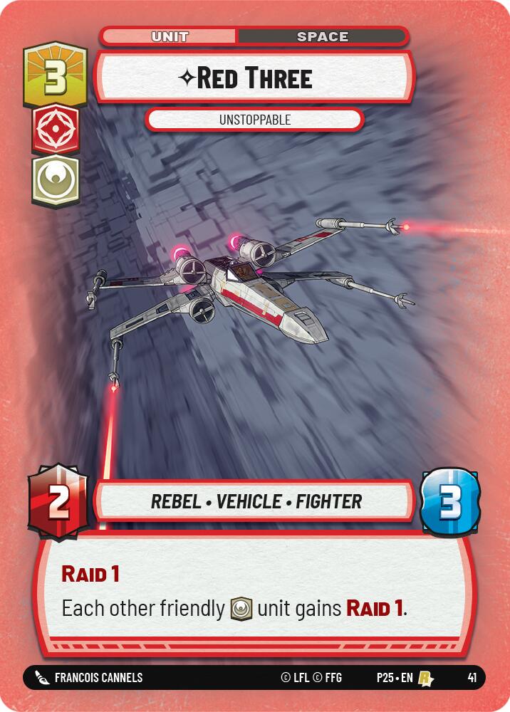 Red Three - Unstoppable (41) (41) [Store Showdown Promos] | Tabernacle Games