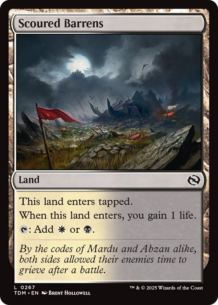 Scoured Barrens [Tarkir: Dragonstorm] | Tabernacle Games