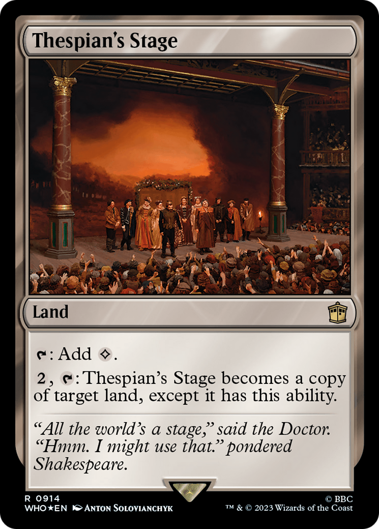 Thespian's Stage (Surge Foil) [Doctor Who] | Tabernacle Games