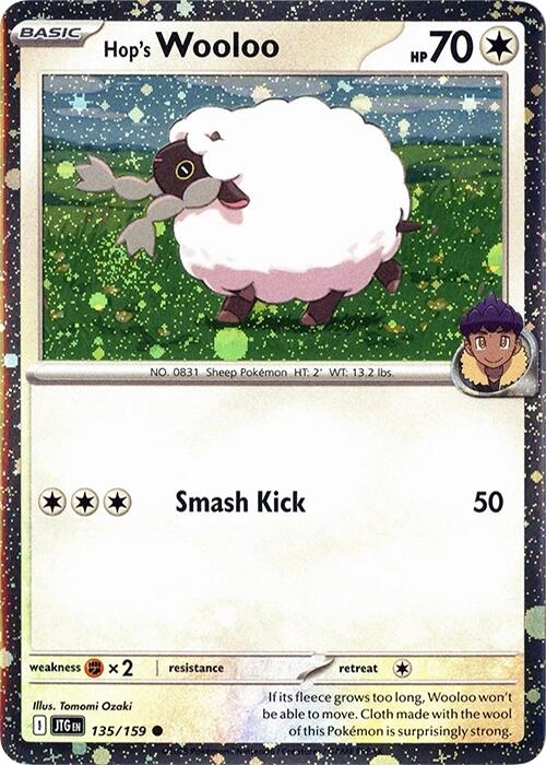Hop's Wooloo (135/159) (Cosmos Holo) [Scarlet & Violet: Journey Together] | Tabernacle Games