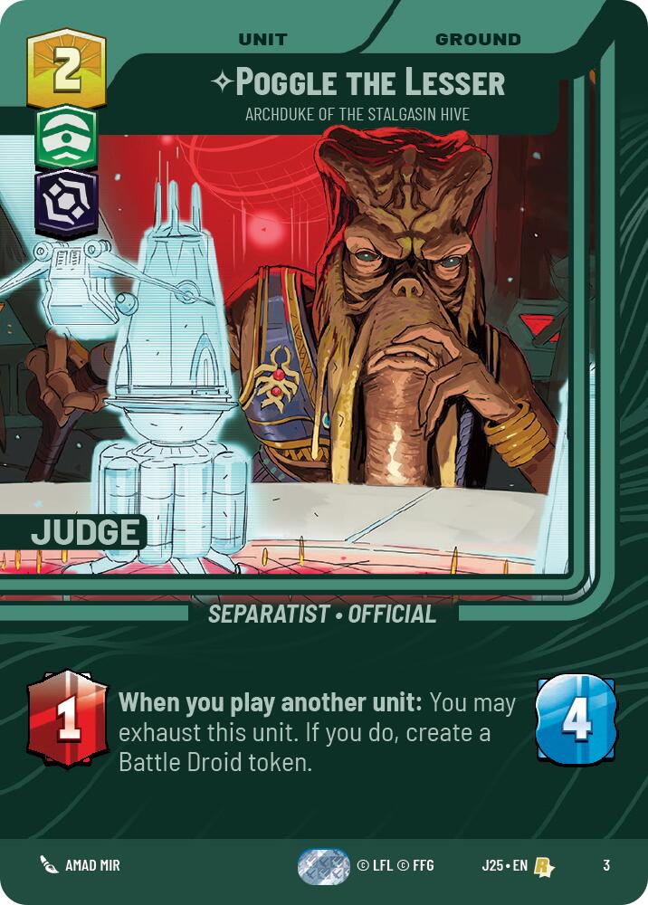 Poggle the Lesser - Archduke of the Stalgasin Hive (3) (3) [Judge Promos] | Tabernacle Games