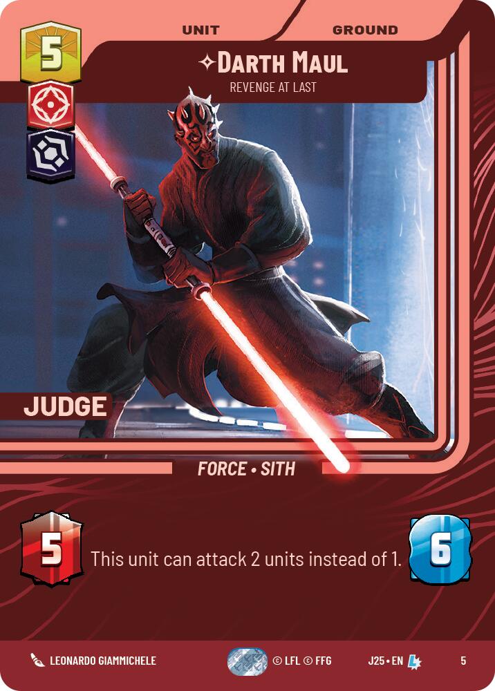 Darth Maul - Revenge at Last (5) (5) [Judge Promos] | Tabernacle Games