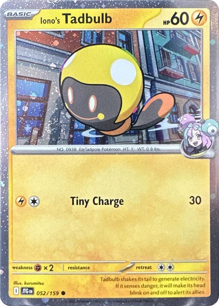 Iono's Tadbulb (052/159) (Cosmos Holo) [Scarlet & Violet: Journey Together] | Tabernacle Games