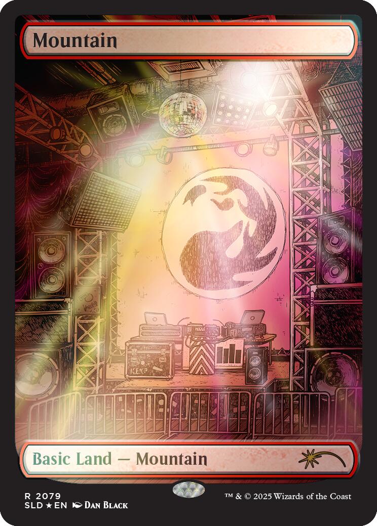 Mountain (2079) (Rainbow Foil) [Secret Lair Drop Series] | Tabernacle Games
