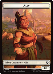Ally (0008) // Soldier (0002) Double-Sided Token [Avatar: The Last Airbender Tokens] | Tabernacle Games