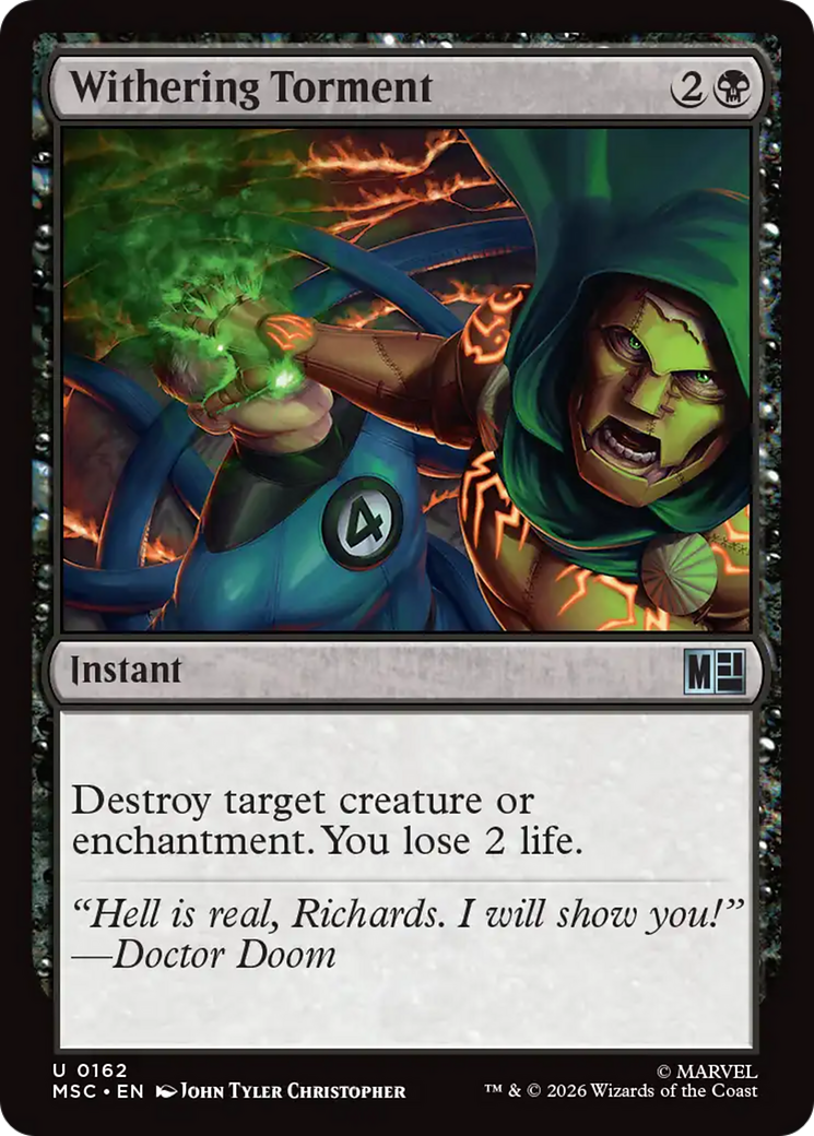 Withering Torment (Surge Foil) [Marvel Super Heroes Commander] | Tabernacle Games