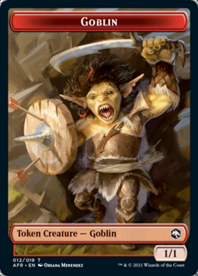 Dungeon of the Mad Mage // Goblin Double-Sided Token [Dungeons & Dragons: Adventures in the Forgotten Realms Tokens] | Tabernacle Games