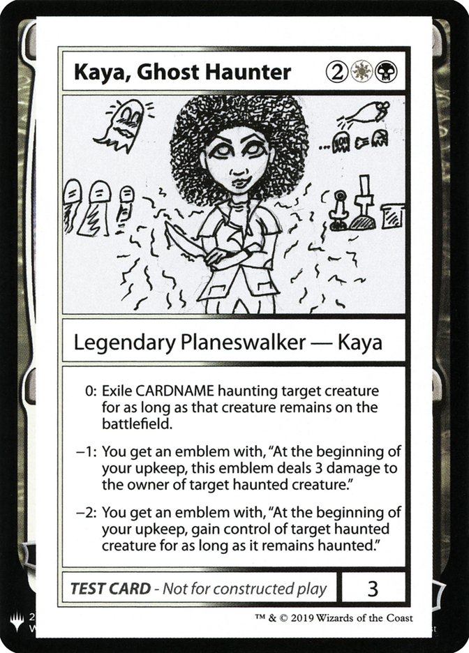 Kaya, Ghost Haunter [Mystery Booster Playtest Cards] | Tabernacle Games