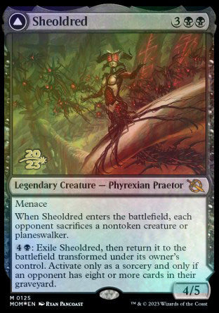 Sheoldred // The True Scriptures [March of the Machine Prerelease Promos] | Tabernacle Games