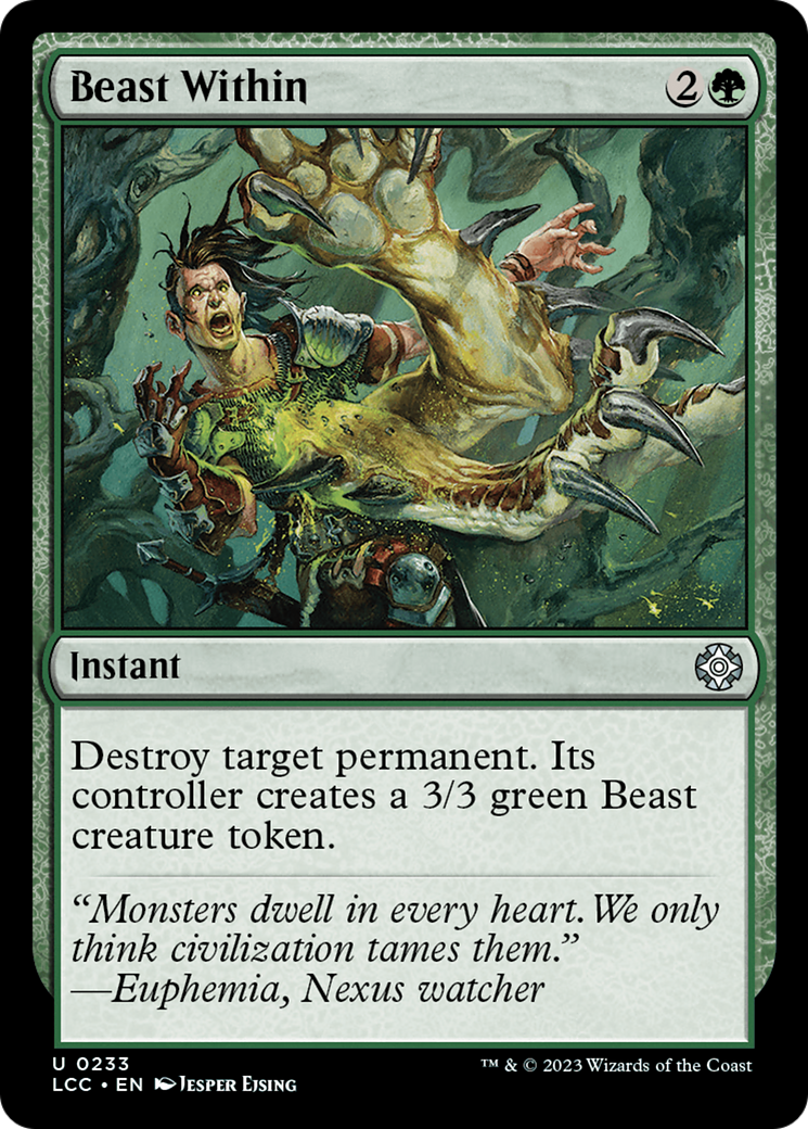 Beast Within [The Lost Caverns of Ixalan Commander] | Tabernacle Games