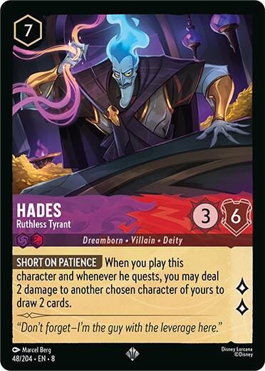 Hades - Ruthless Tyrant (48/204) [Reign of Jafar] | Tabernacle Games