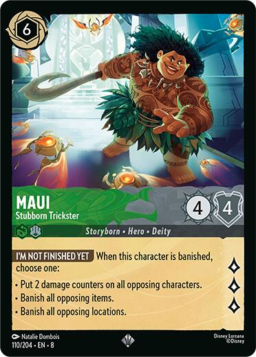 Maui - Stubborn Trickster (110/204) [Reign of Jafar] | Tabernacle Games