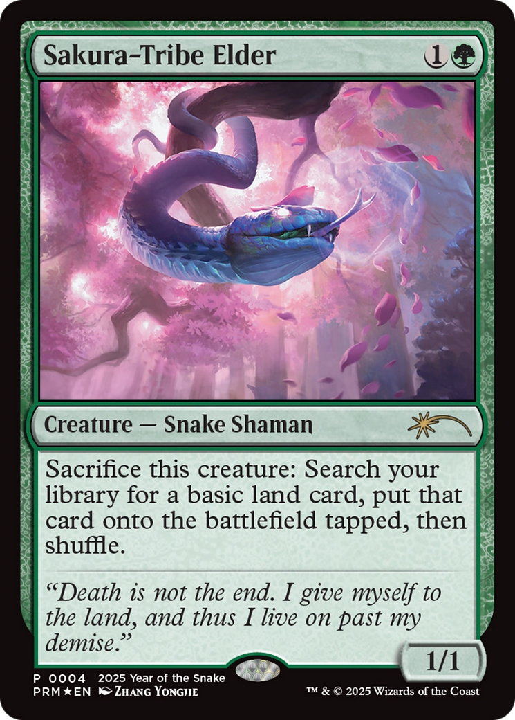 Sakura-Tribe Elder (Year of the Snake 2025) [Standard Showdown Promos] | Tabernacle Games