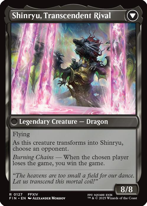 Zenos yae Galvus // Shinryu, Transcendent Rival [FINAL FANTASY] | Tabernacle Games