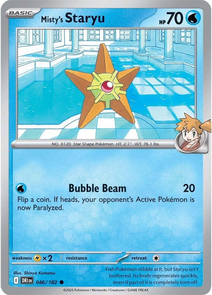 Misty's Staryu (046/180) [Scarlet & Violet: Destined Rivals] | Tabernacle Games