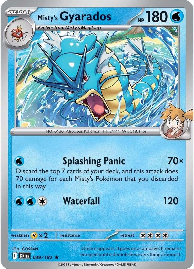 Misty's Gyarados (049/182) [Scarlet & Violet: Destined Rivals] | Tabernacle Games