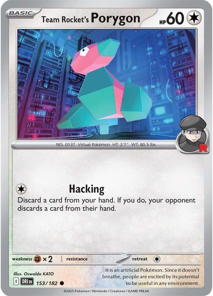 Team Rocket's Porygon (153/182) [Scarlet & Violet: Destined Rivals] | Tabernacle Games