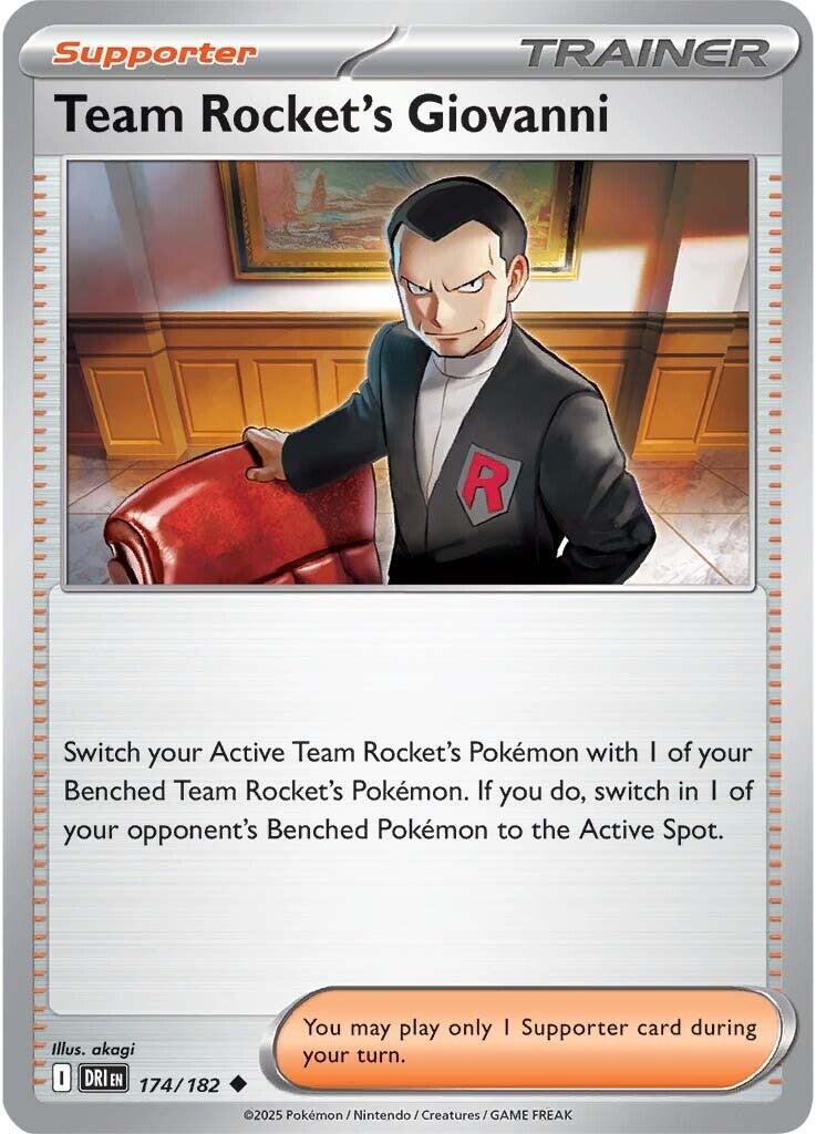 Team Rocket's Giovanni (174/182) [Scarlet & Violet: Destined Rivals] | Tabernacle Games