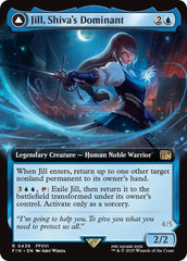 Jill, Shiva's Dominant // Shiva, Warden of Ice (Extended Art) [FINAL FANTASY] | Tabernacle Games