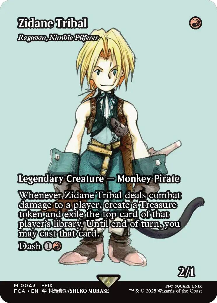 Zidane Tribal - Ragavan, Nimble Pilferer (Showcase) [FINAL FANTASY : Through the Ages] | Tabernacle Games