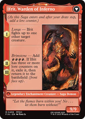 Clive, Ifrit's Dominant // Ifrit, Warden of Inferno (Extended Art) [FINAL FANTASY] | Tabernacle Games
