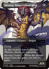 Zenos yae Galvus // Shinryu, Transcendent Rival (Borderless) (Surge Foil) [FINAL FANTASY] | Tabernacle Games