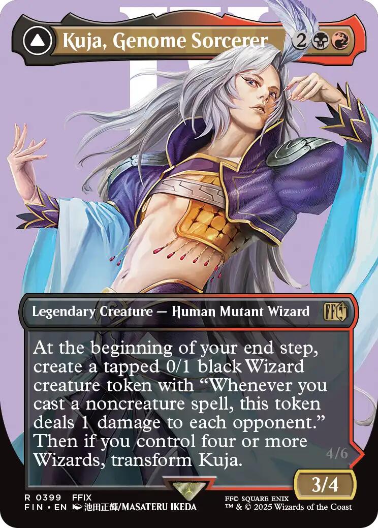 Kuja, Genome Sorcerer // Trance Kuja, Fate Defied (Borderless) [FINAL FANTASY] | Tabernacle Games