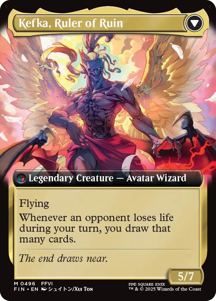 Kefka, Court Mage // Kefka, Ruler of Ruin (Extended Art) [FINAL FANTASY] | Tabernacle Games