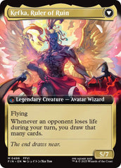Kefka, Court Mage // Kefka, Ruler of Ruin (Extended Art) [FINAL FANTASY] | Tabernacle Games