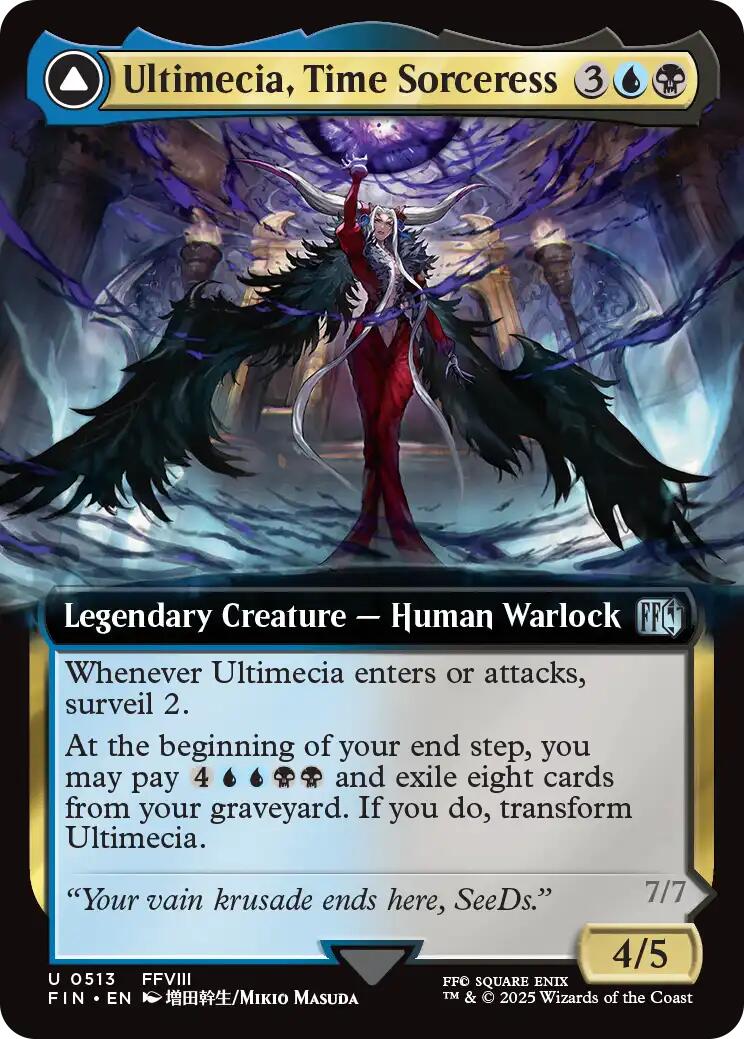 Ultimecia, Time Sorceress // Ultimecia, Omnipotent (Extended Art) [FINAL FANTASY] | Tabernacle Games
