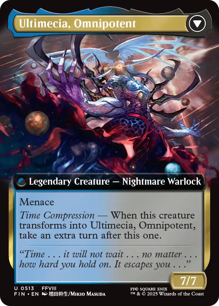 Ultimecia, Time Sorceress // Ultimecia, Omnipotent (Extended Art) [FINAL FANTASY] | Tabernacle Games