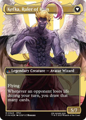 Kefka, Court Mage // Kefka, Ruler of Ruin (Borderless) (Surge Foil) [FINAL FANTASY] | Tabernacle Games
