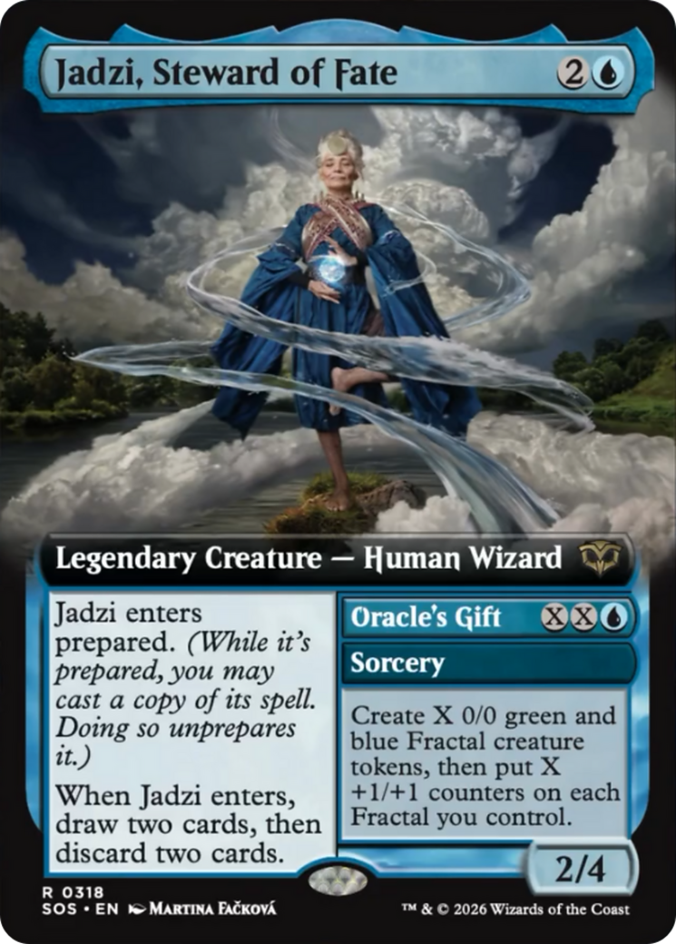 Jadzi, Steward of Fate (Extended Art) [Secrets of Strixhaven] | Tabernacle Games