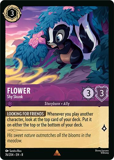 Flower - Shy Skunk (76/204) [Reign of Jafar] | Tabernacle Games