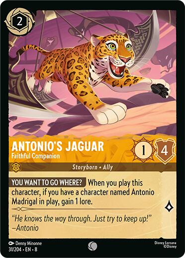 Antonio's Jaguar - Faithful Companion (31/204) [Reign of Jafar] | Tabernacle Games
